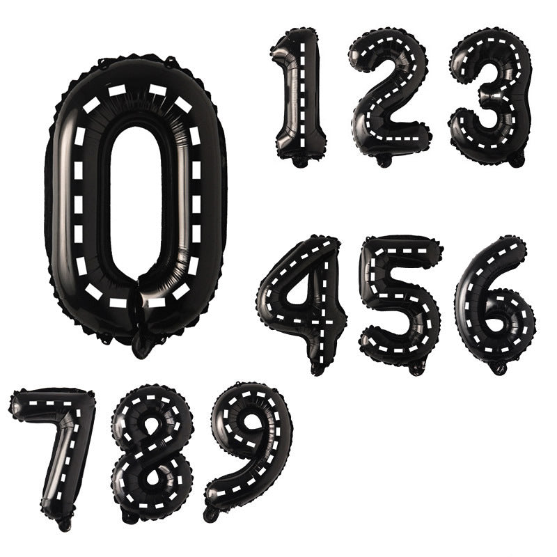 Personalised FAST one Two FAST Racing Car Motor bike Birthday Balloon Bouquet Sculpture