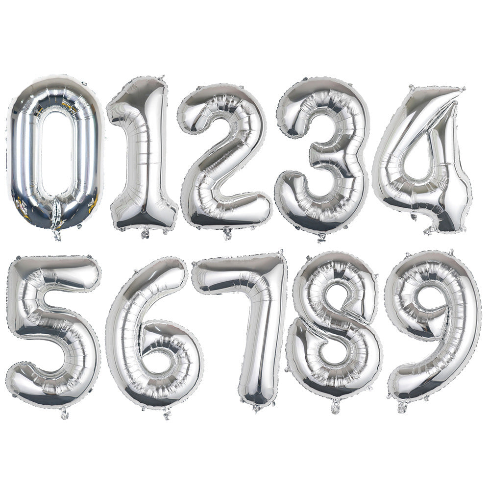 Double sided 35inch mirror frozen Elsa Anna standing balloon bouquet - TheLittleStuff