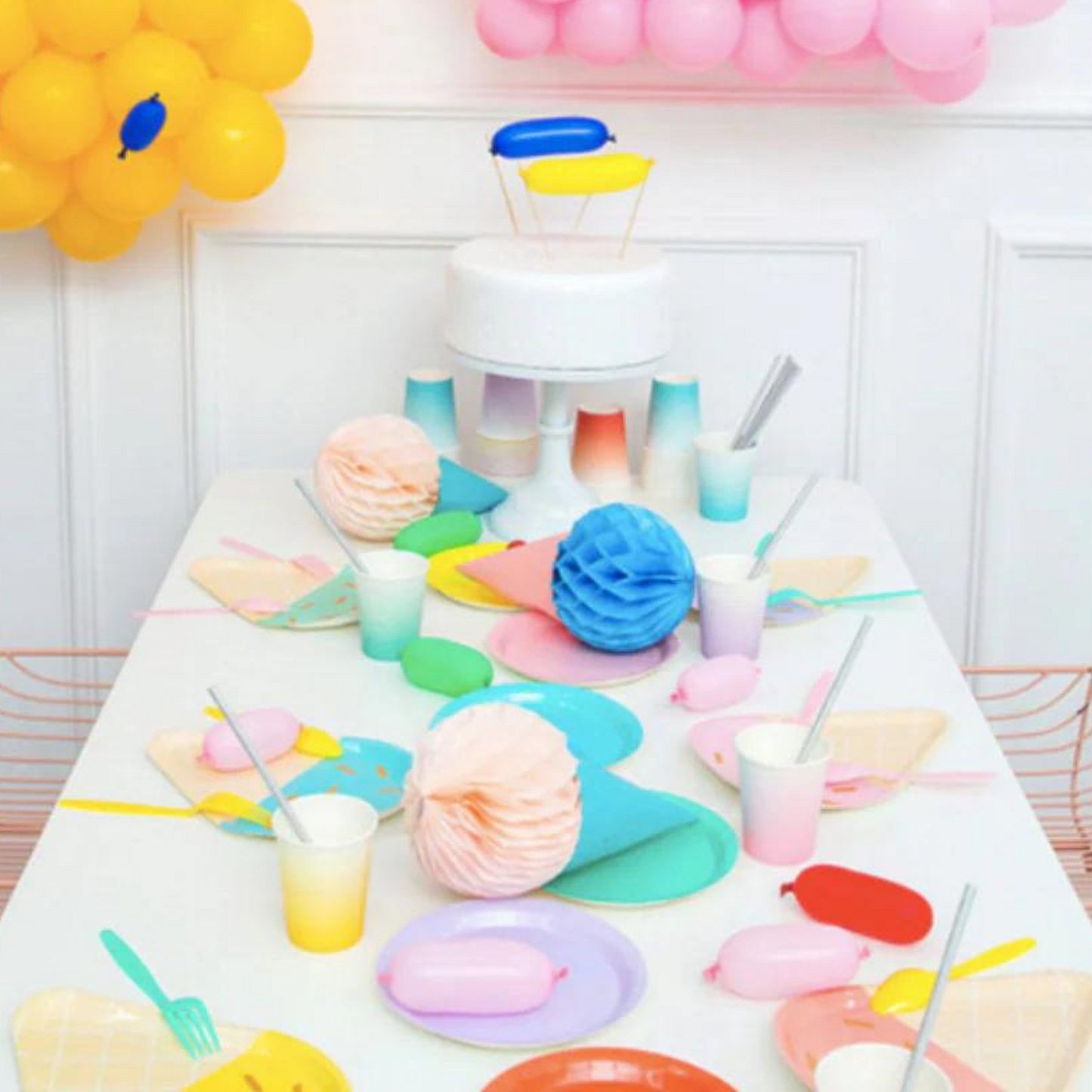 6-pack Ice Cream Paper Plates - TheLittleStuff