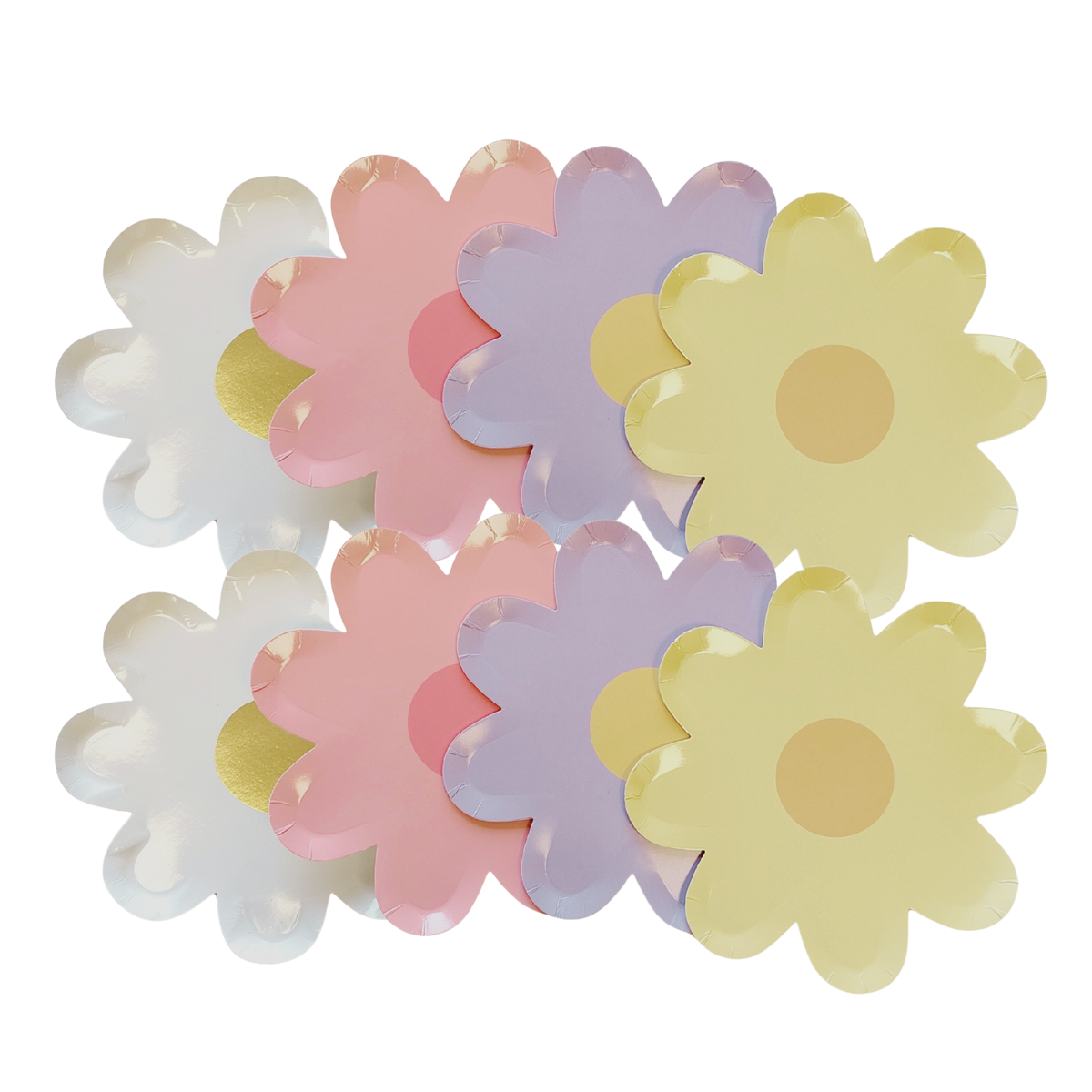 7inch Daisy plates and leaf napkin 8-pack product photo 12