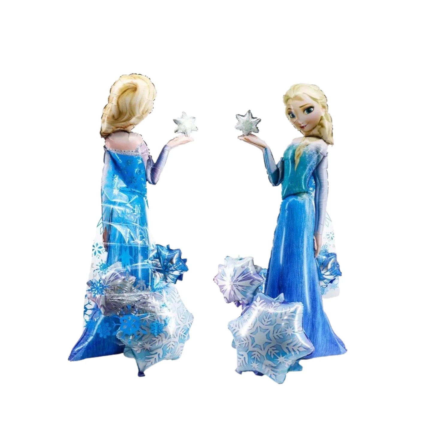 Large 1.4m height free standing licensed Frozen Elsa balloon - TheLittleStuff