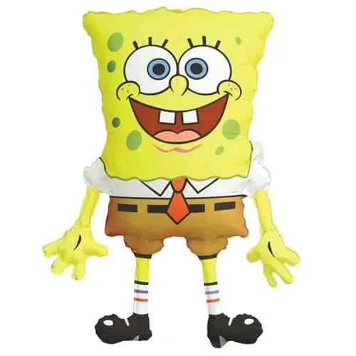 Sponge bob square pants birthday balloon bouquet tower - TheLittleStuff