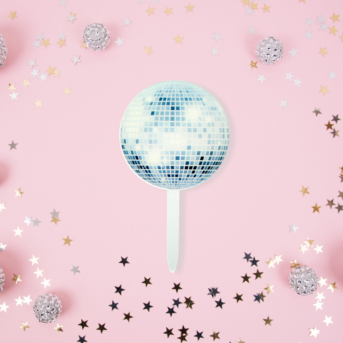 Personalised disco roller skates Cake Topper birthday decor product photo 5