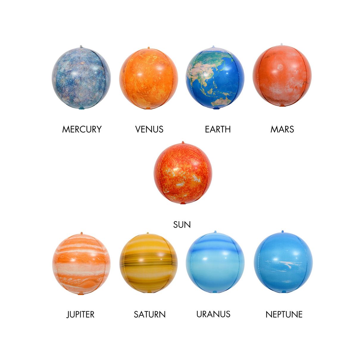 Space planet balloon boys girls outer space birthday party decoration product photo 2