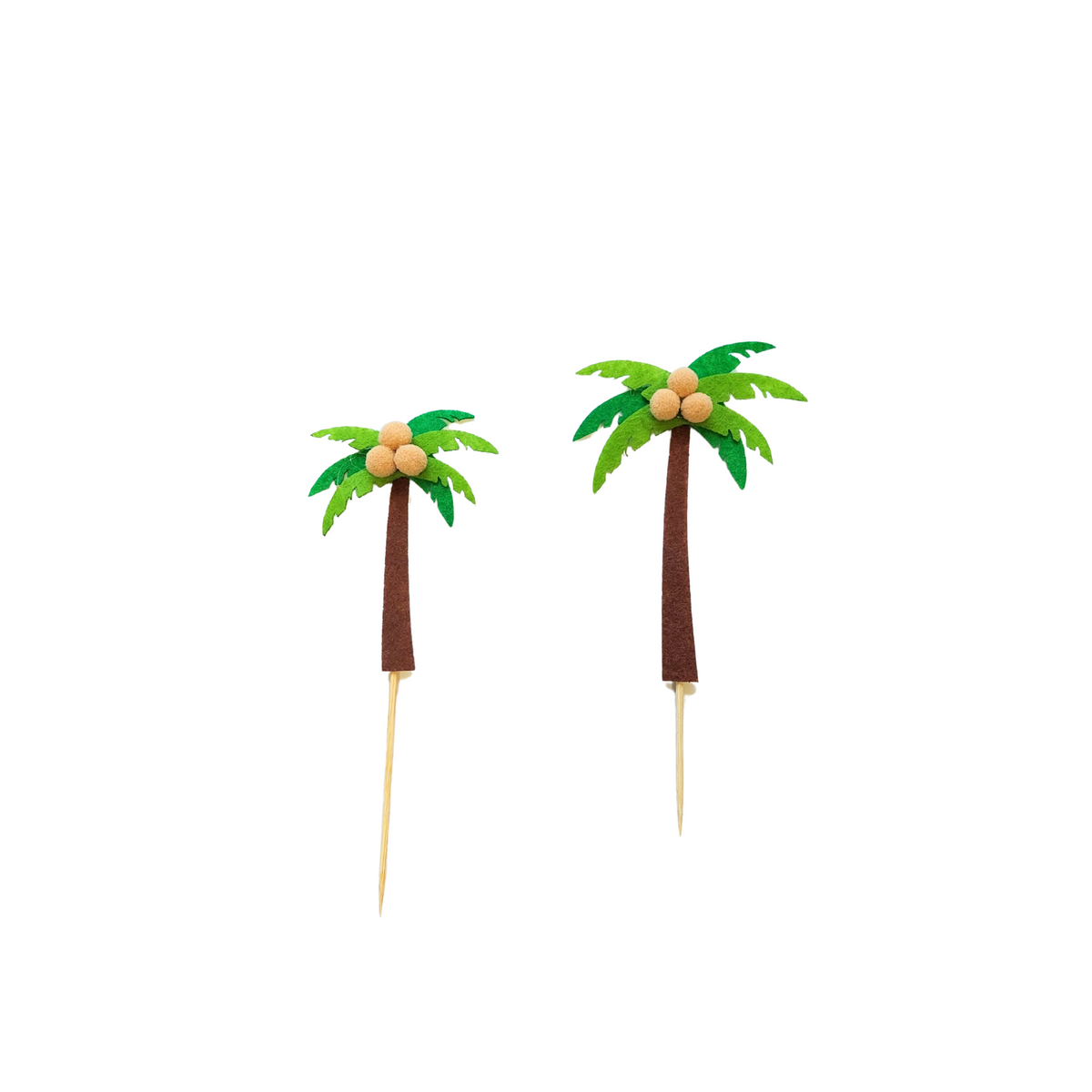 Felt Trees and Clay Dinosaurs Cake Topper set lifestyle photo