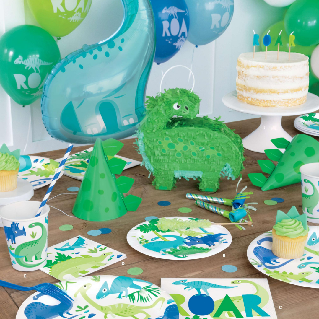 Dinosaur Birthday Party Bags 8-pack - TheLittleStuff