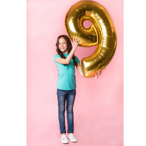 42" inch foil number balloons in 3 colours - TheLittleStuff