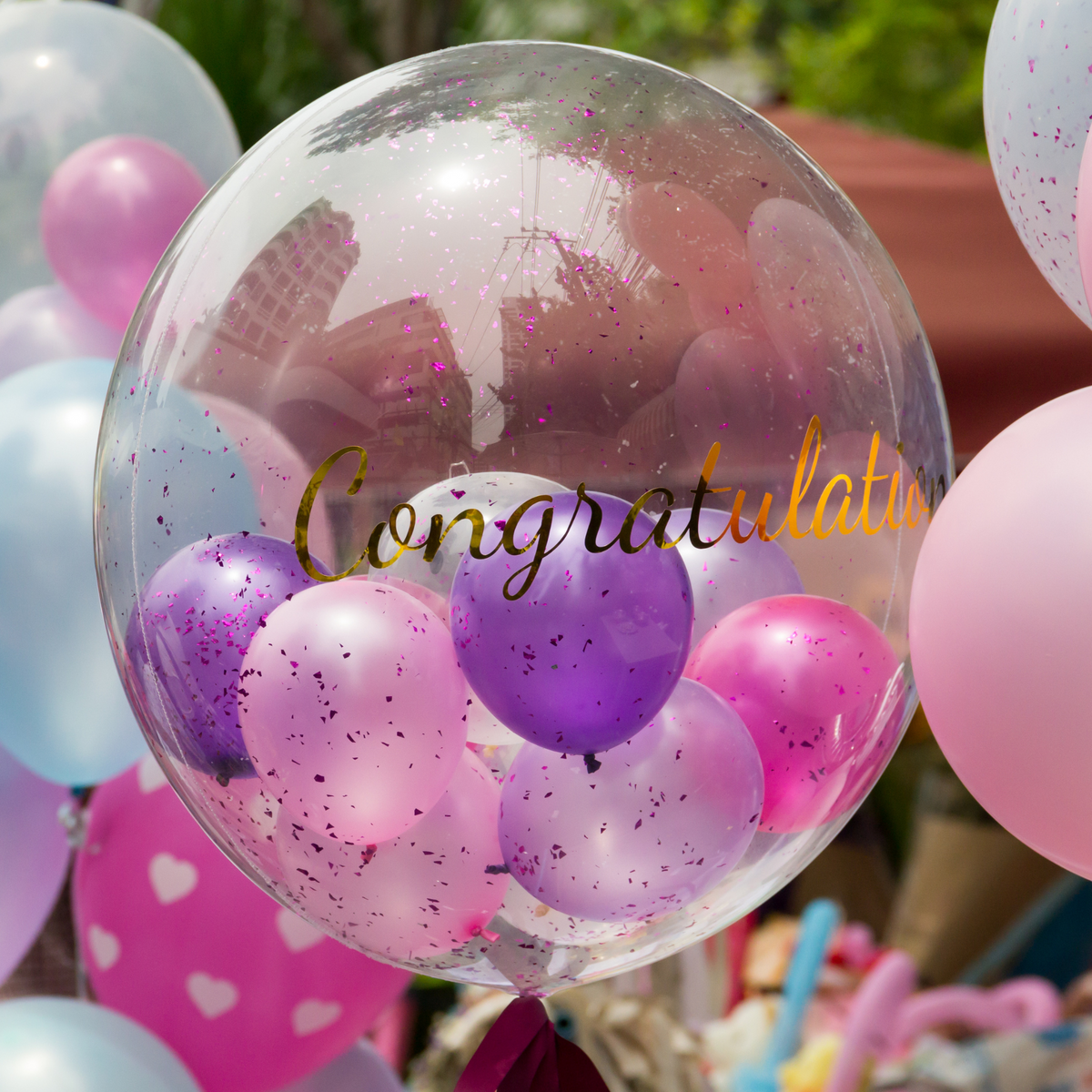 Personalised balloons