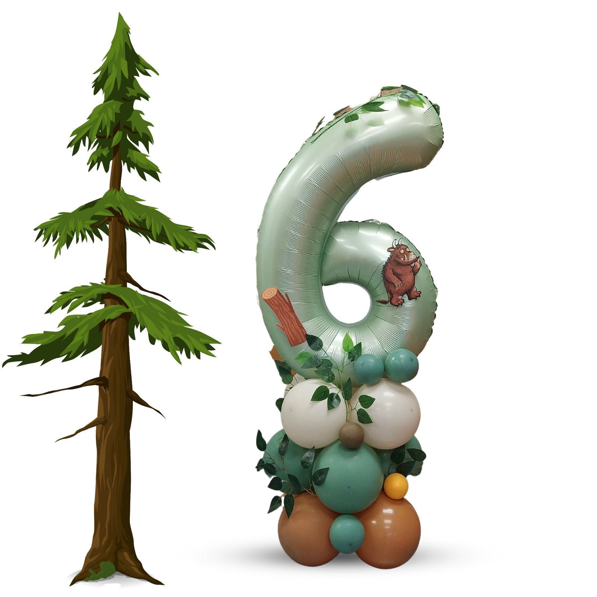 Gruffalo and woodland party decorations