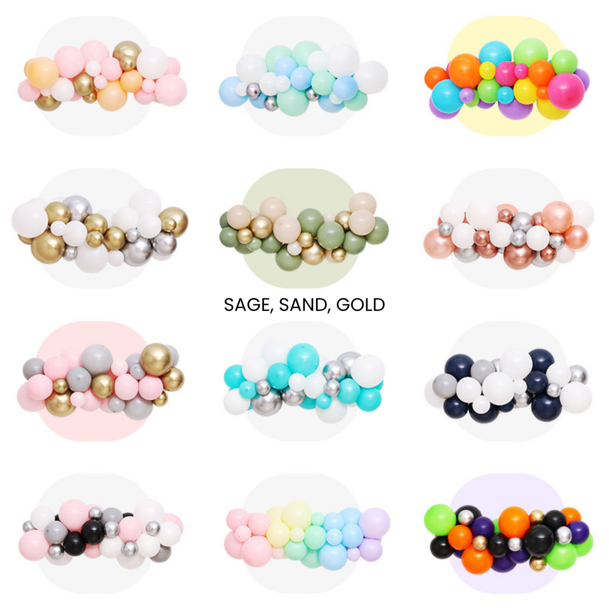 4 foot length Balloon garland birthdays celebration decoration product photo 10