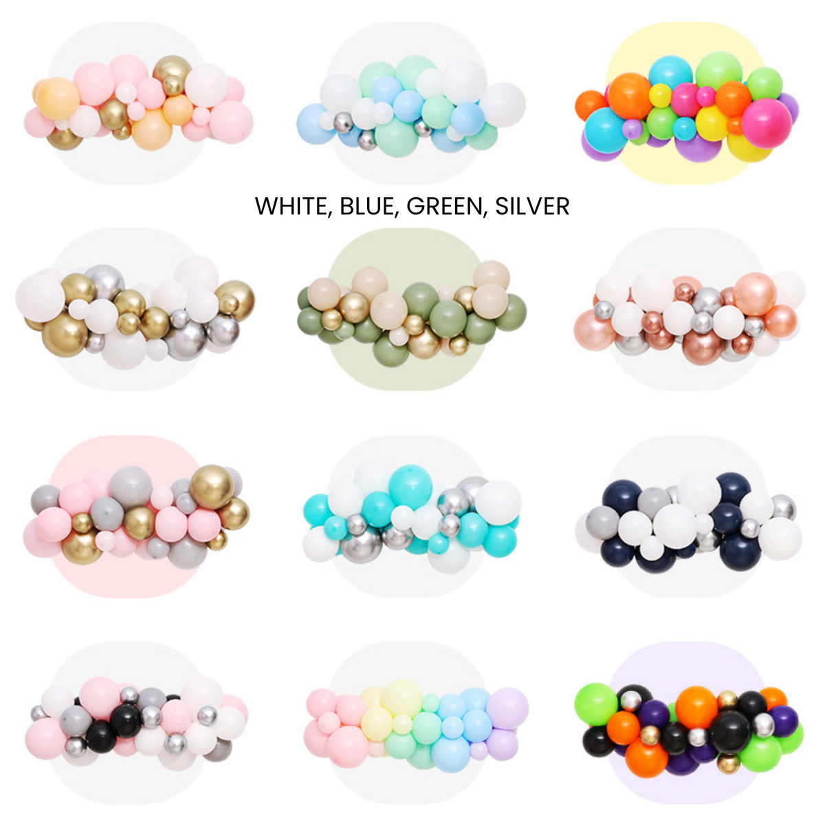 4 foot length Balloon garland birthdays celebration decoration product photo 11
