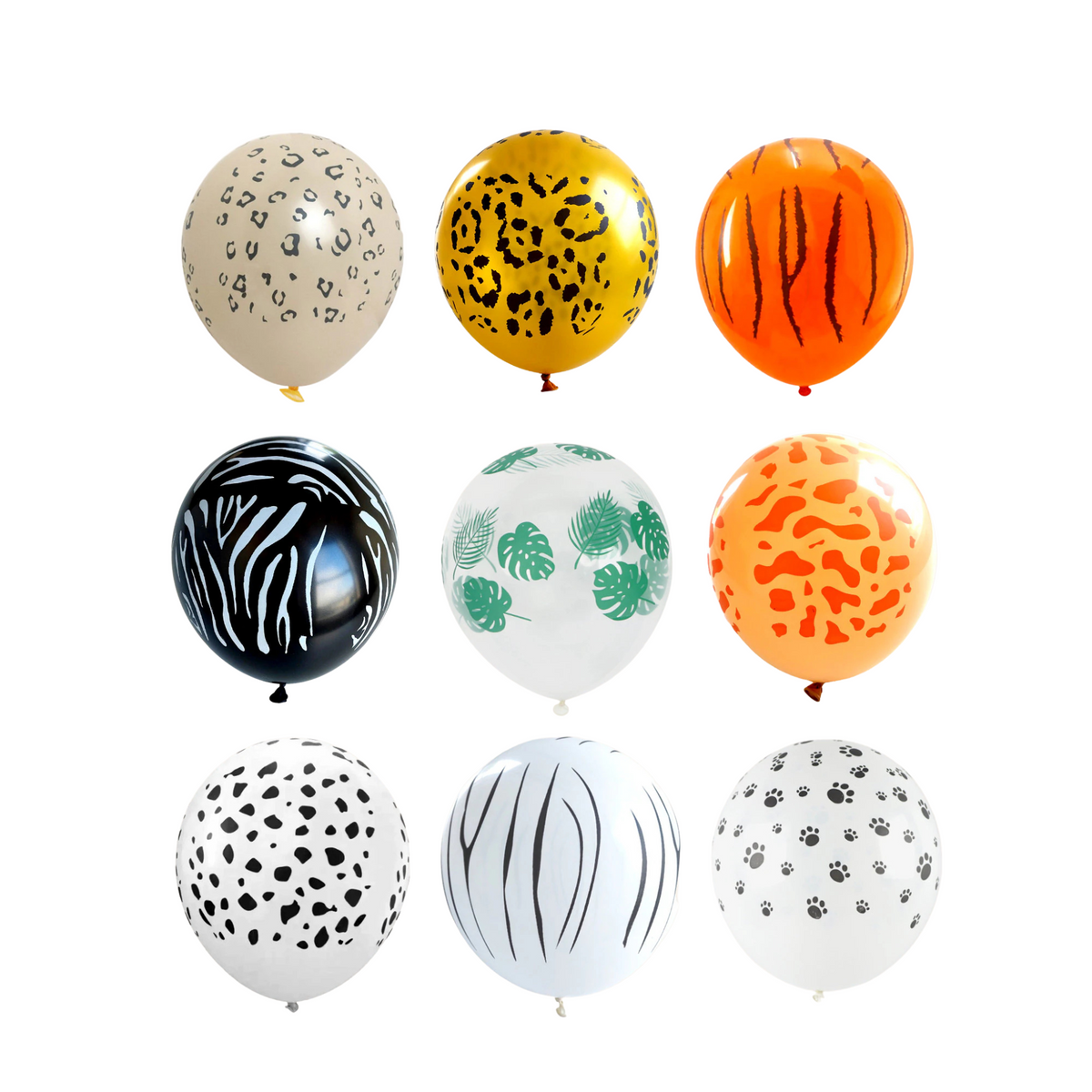 1-20-pack 12inch animal print latex balloons product photo 2