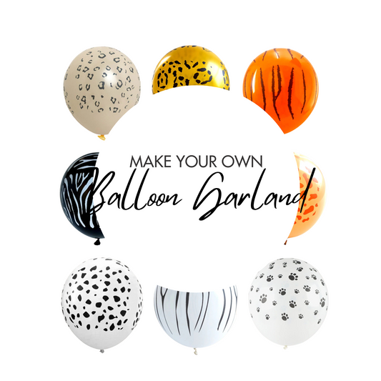 1-20-pack 12inch animal print latex balloons product photo