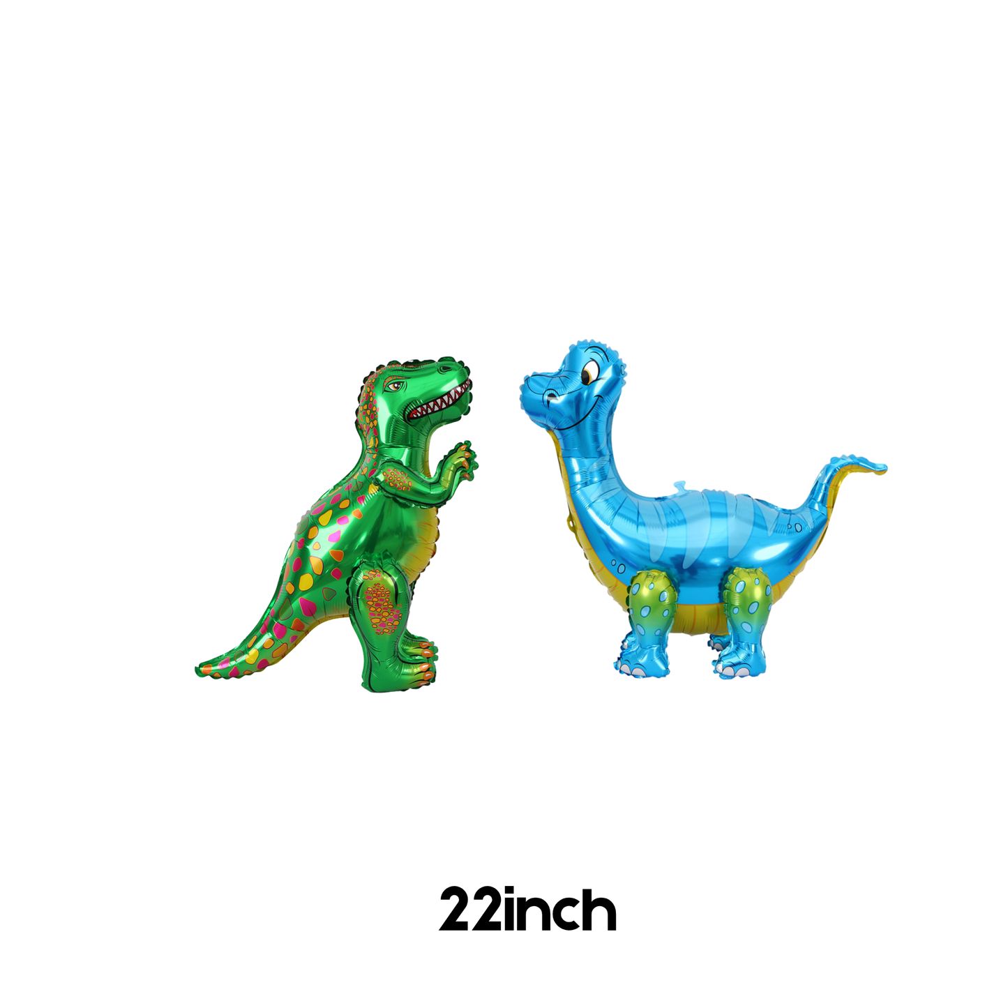 Personalised DIY cute green dinosaurs balloon sculpture stack stand