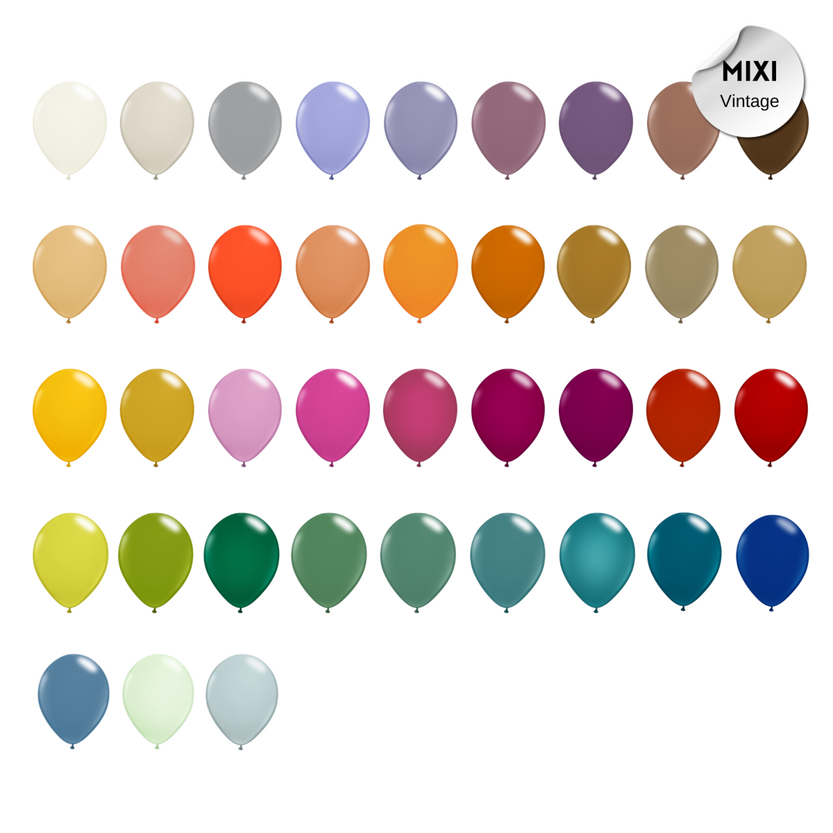 1-20-50-pack 12inch Retro Vintage Latex Balloon product photo 2