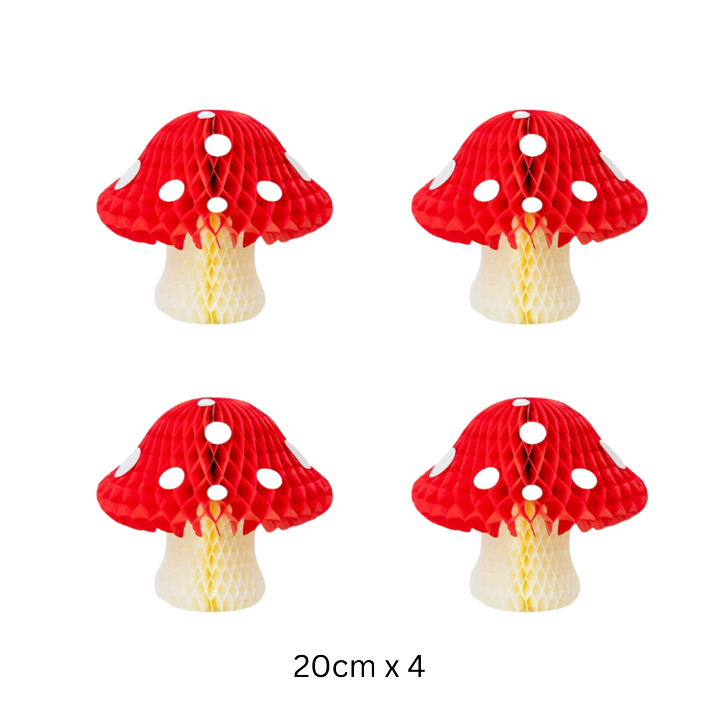 Whimsical Fairy Garden mushroom hanging decoration combo
