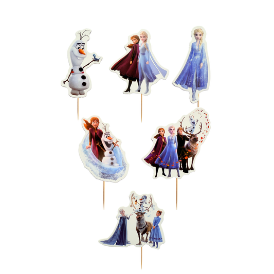12pcs Frozen one theme cup cake toppers product photo