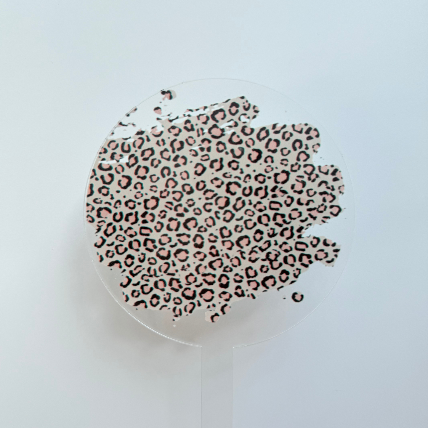 Personalised Leopard Print Cake Topper personalised number birthday decor– Glam & Fierce Celebration