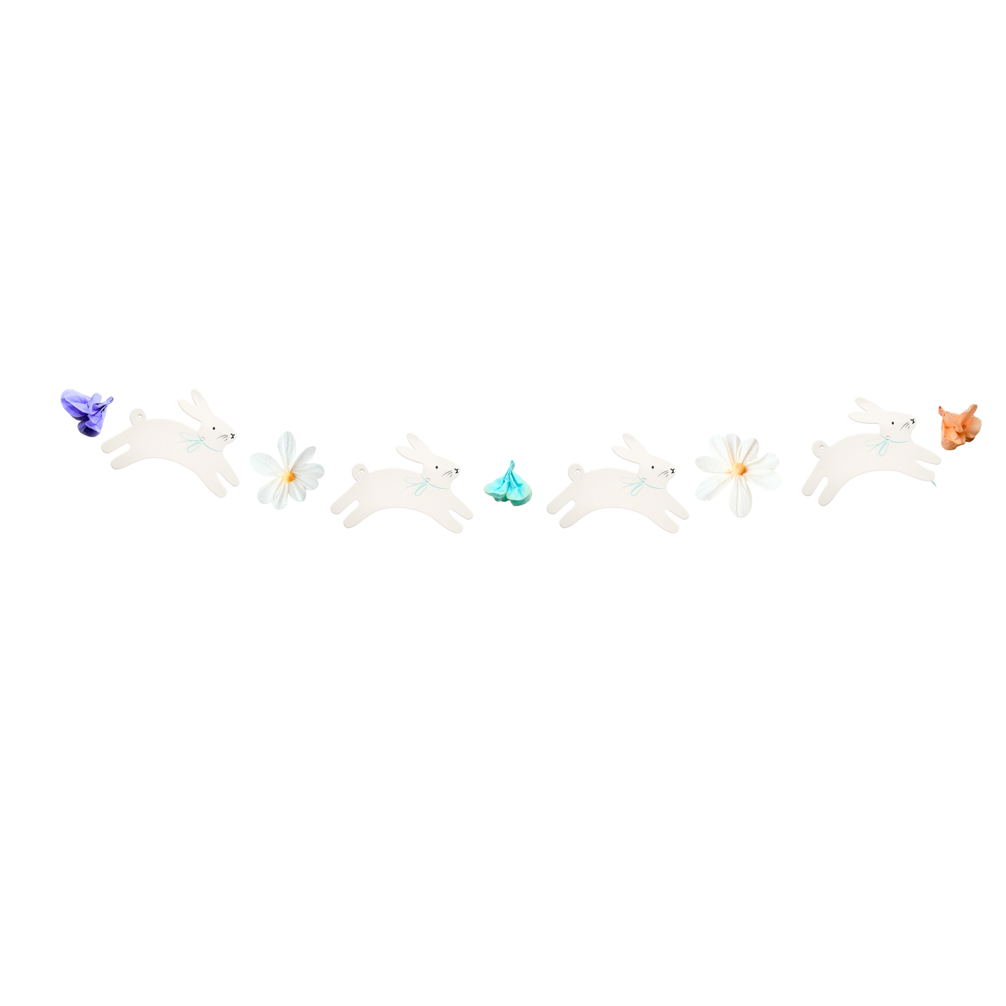 Rabbit bunting banner