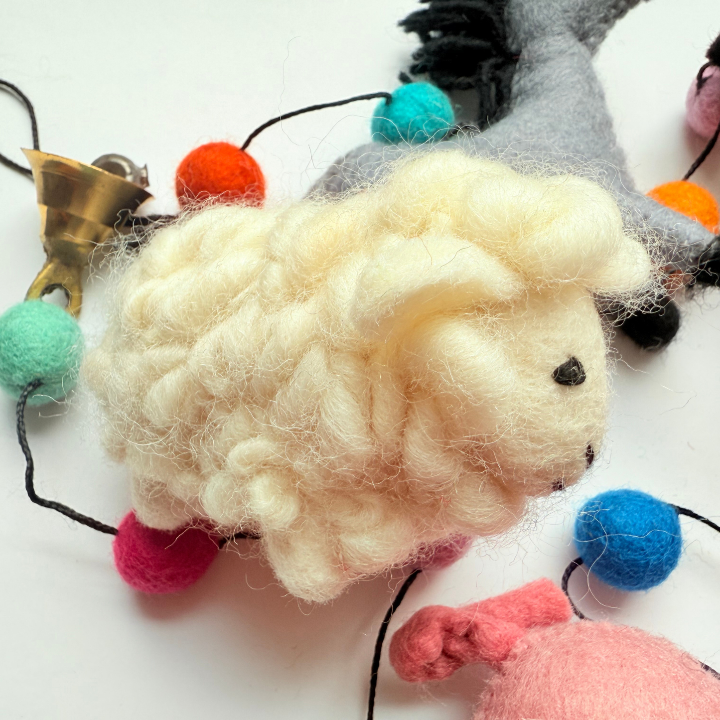 Farm felt animals home bunting hanging decoration