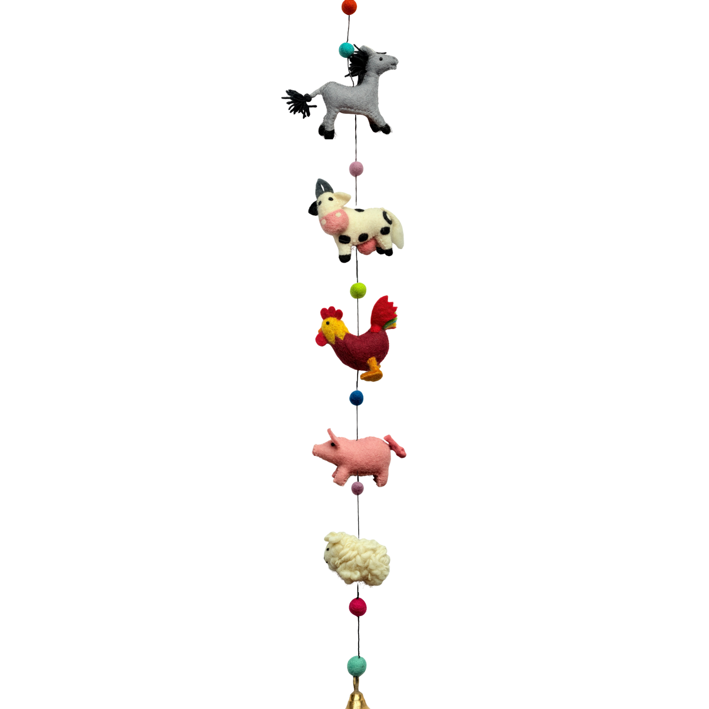 Farm felt animals home bunting hanging decoration