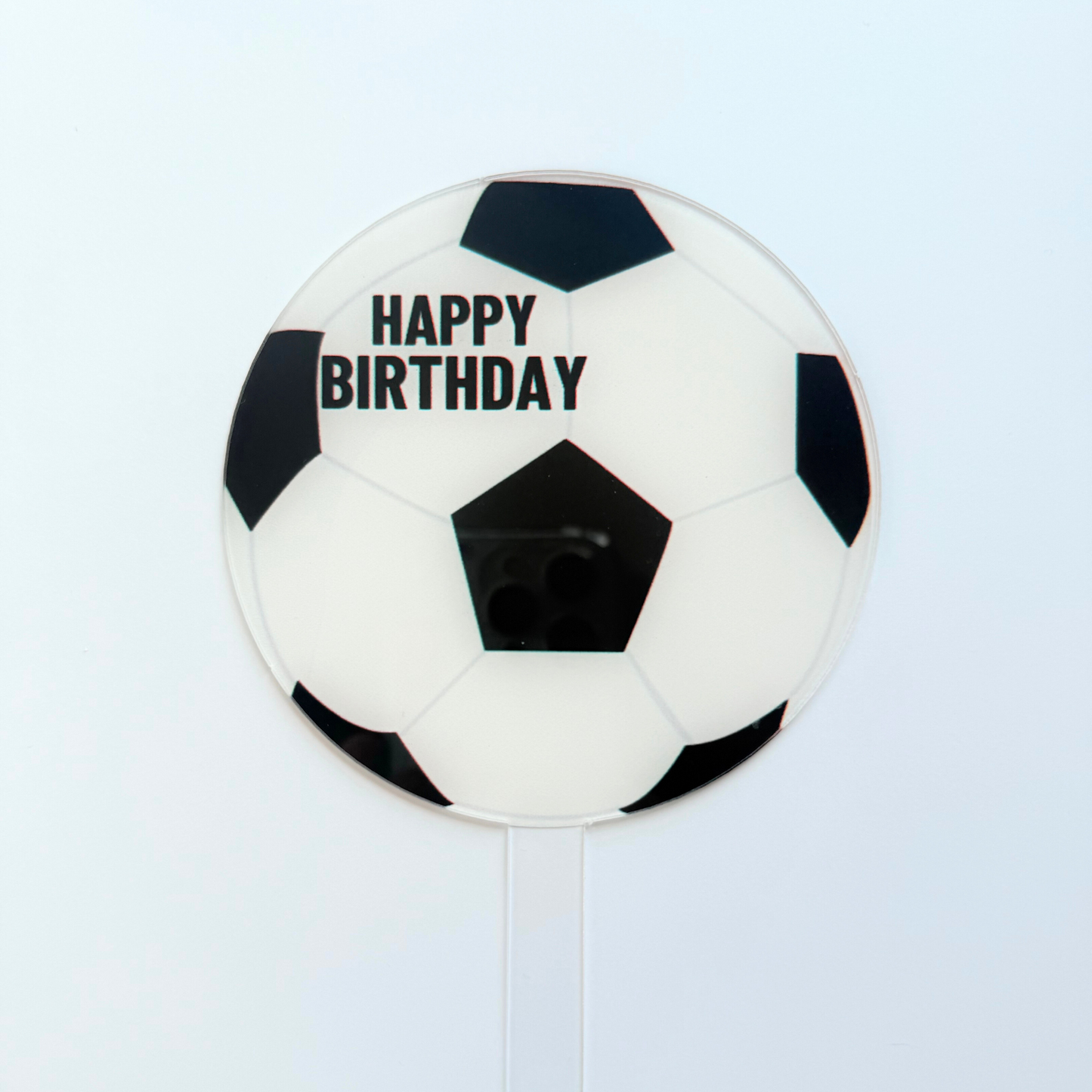 Personalised football Cake Topper personalised number birthday decor