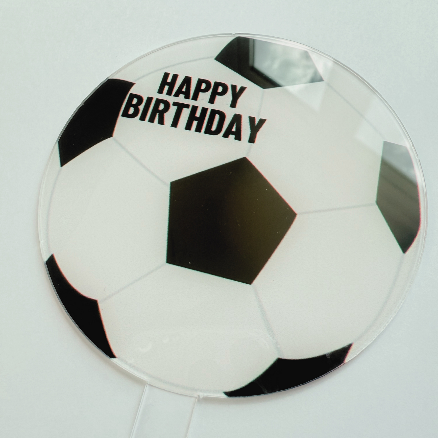 Personalised football Cake Topper personalised number birthday decor