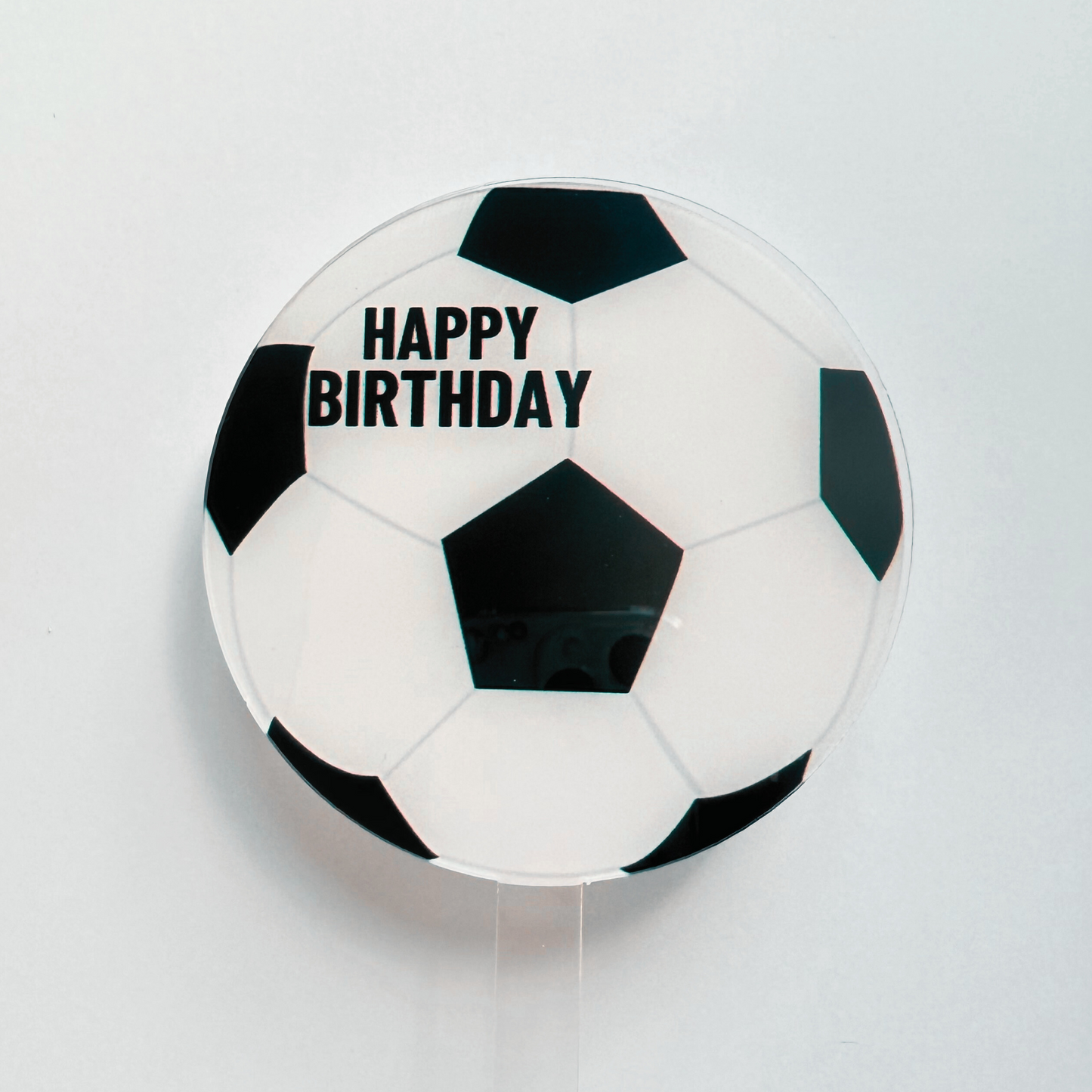 Personalised football Cake Topper personalised number birthday decor