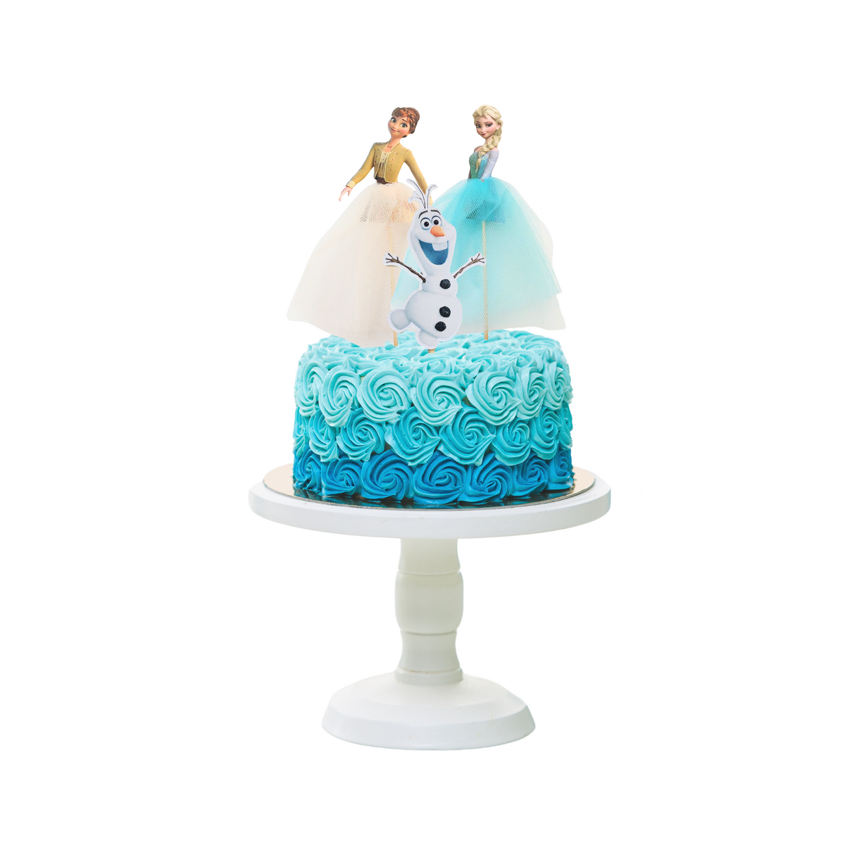 3pcs handmade frozen character cake topper set - TheLittleStuff