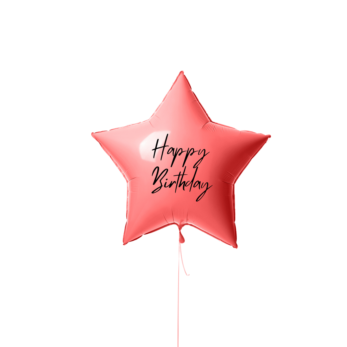 Personalised 18inch Pink Star balloon ready helium inflated Birthday Gift