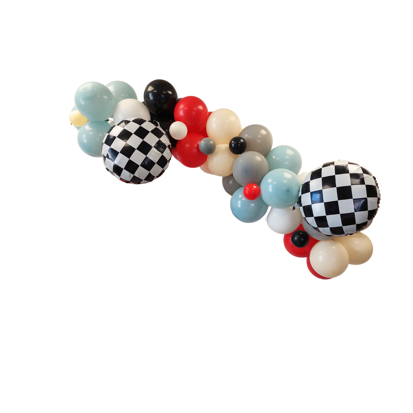 Racing Car Birthday Balloon Garland - TheLittleStuff