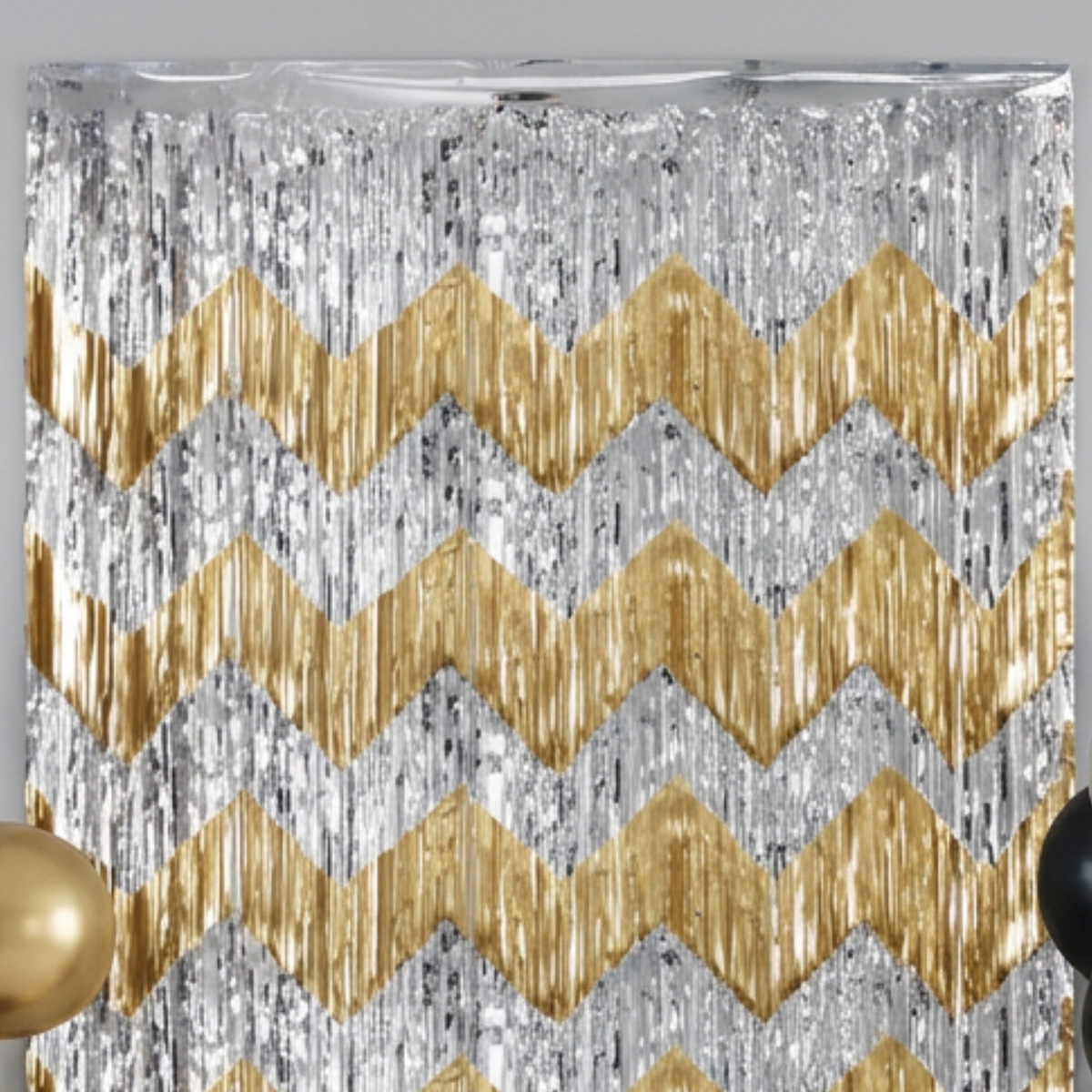 2m x 2m 6pcs Tinsel Foil Curtain Backdrop Decoration product photo 4