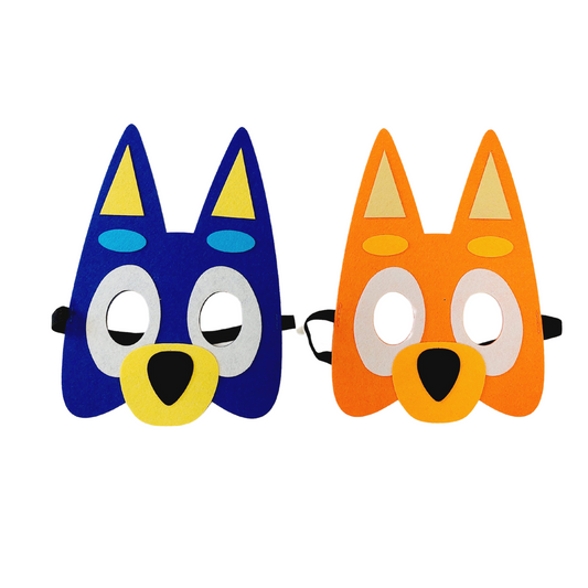 2pcs Bluey style kids children face mask party activity product photo