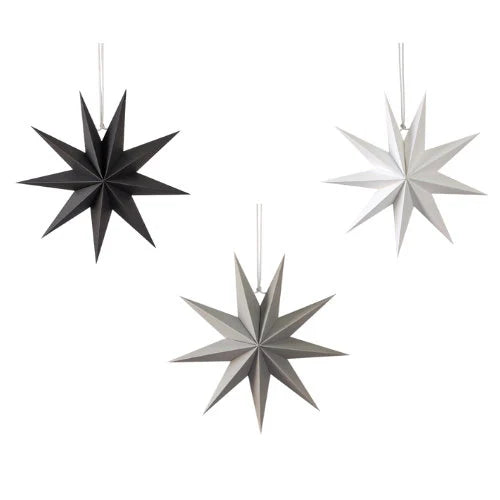 45, 60cm handmade paper 3D hanging stars Christmas party home shop room lifestyle photo