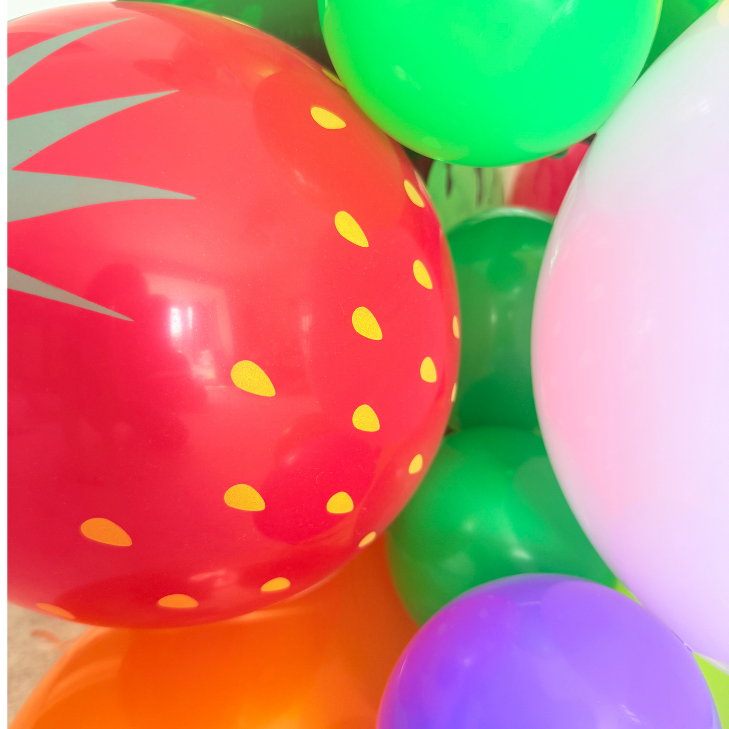 Personalised The Very Hungry Caterpillar balloon bouquet stand 1st 2nd birthday display