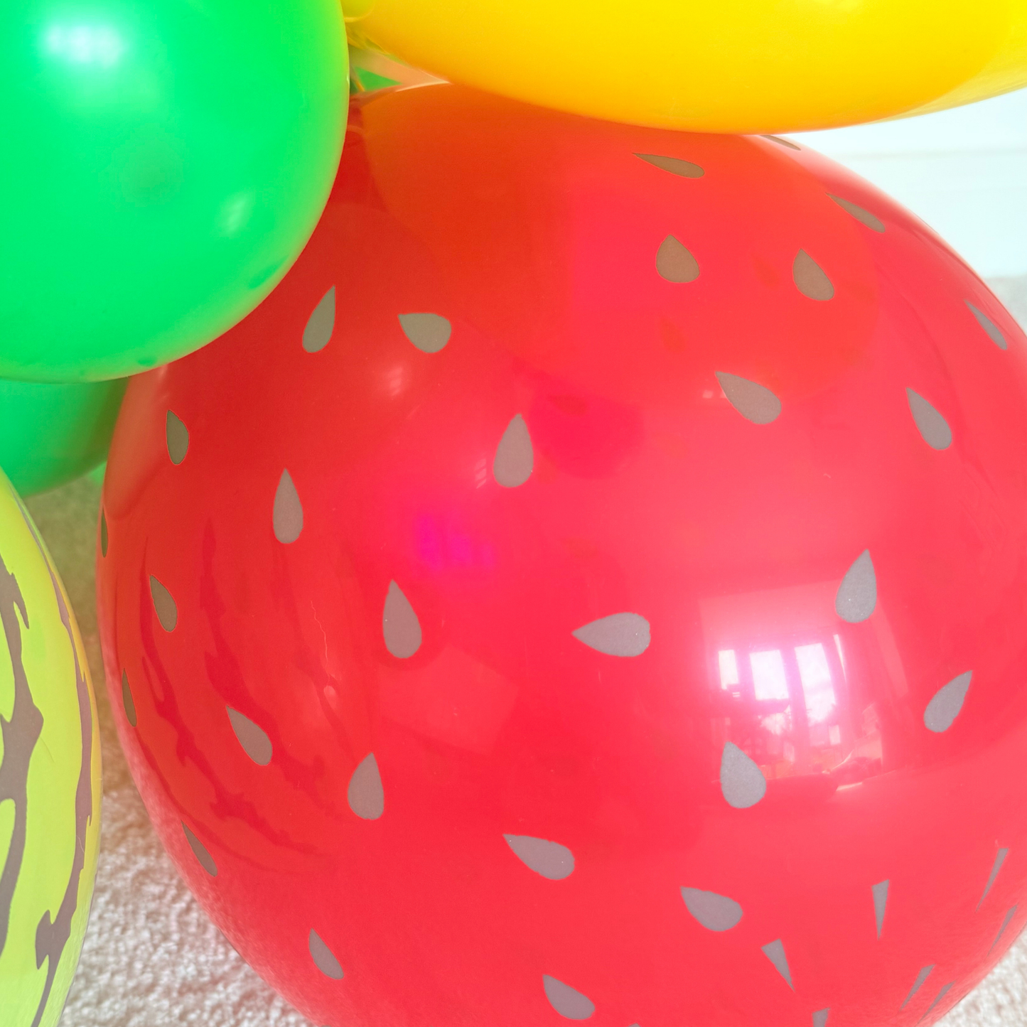 Personalised The Very Hungry Caterpillar balloon bouquet stand 1st 2nd birthday display