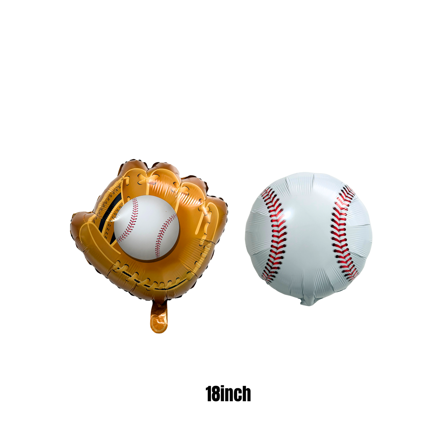 Personalised DIY green blue sports baseball balloon sculpture stack stand