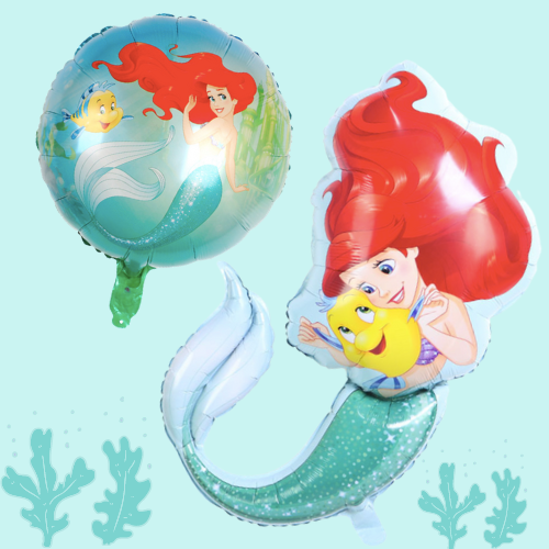 Mermaid foil balloon set product photo 3