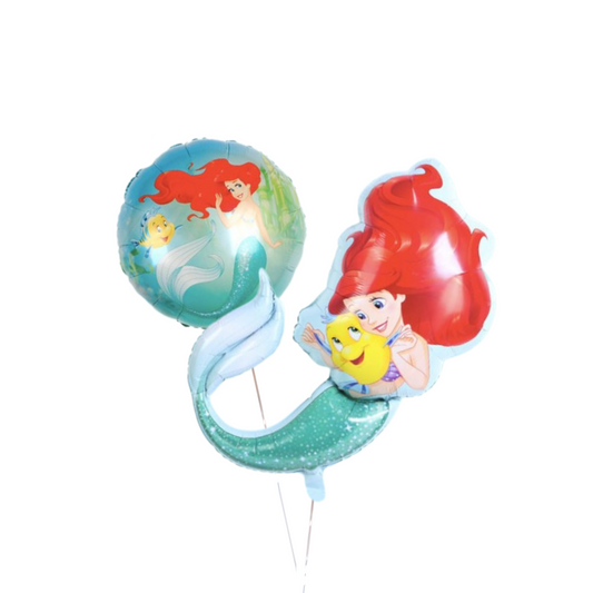Mermaid foil balloon set product photo