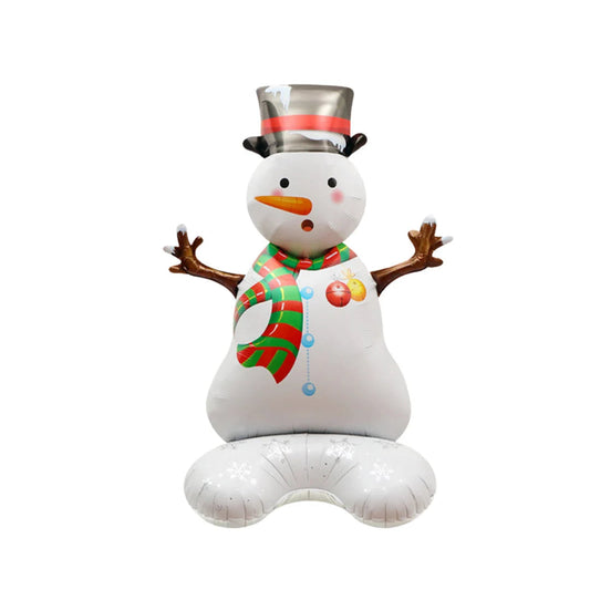 3D 1.2m Christmas tree Foil Balloon Christmas tree snowman decoration hanging on Christmas tree