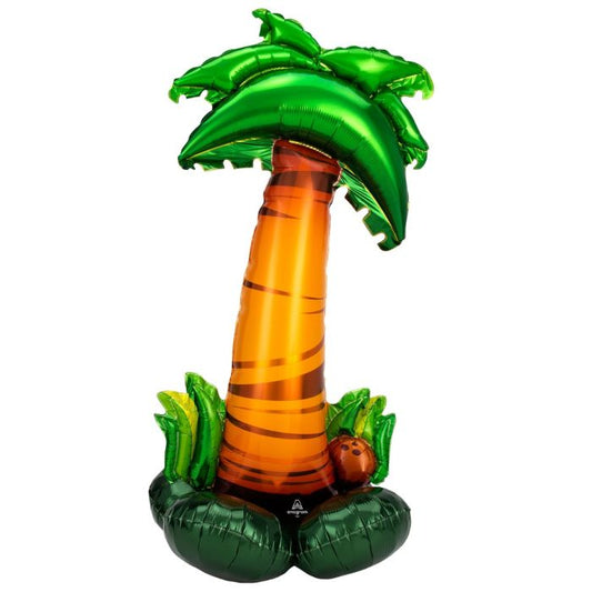 3D Giant free standing jungle safari zoo animal balloon giraffe lion coconut lifestyle photo