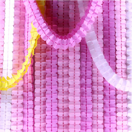 3m honeycomb paper flower garland product photo