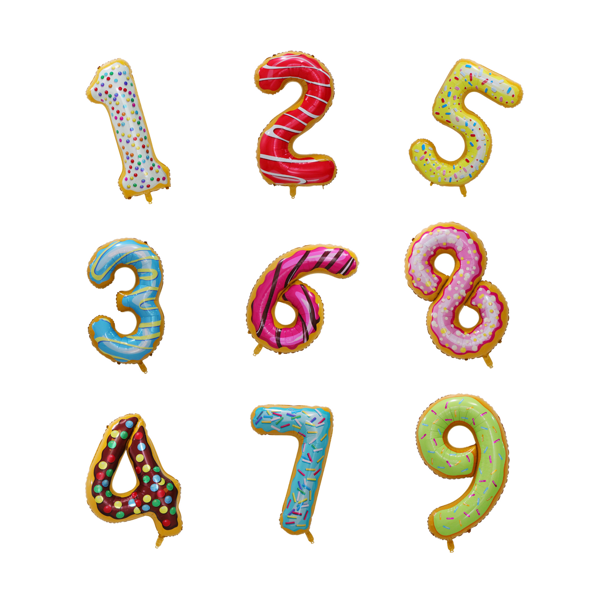 40inch Ice cream lolly donut sweets chocolate rainbow sprinkles helium product photo 2