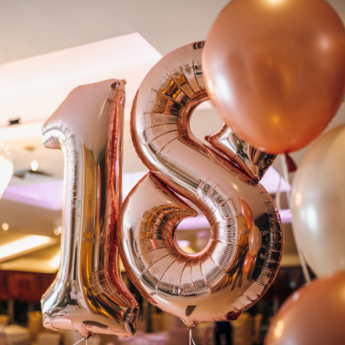 42" inch foil number balloons in 3 colours product photo 3