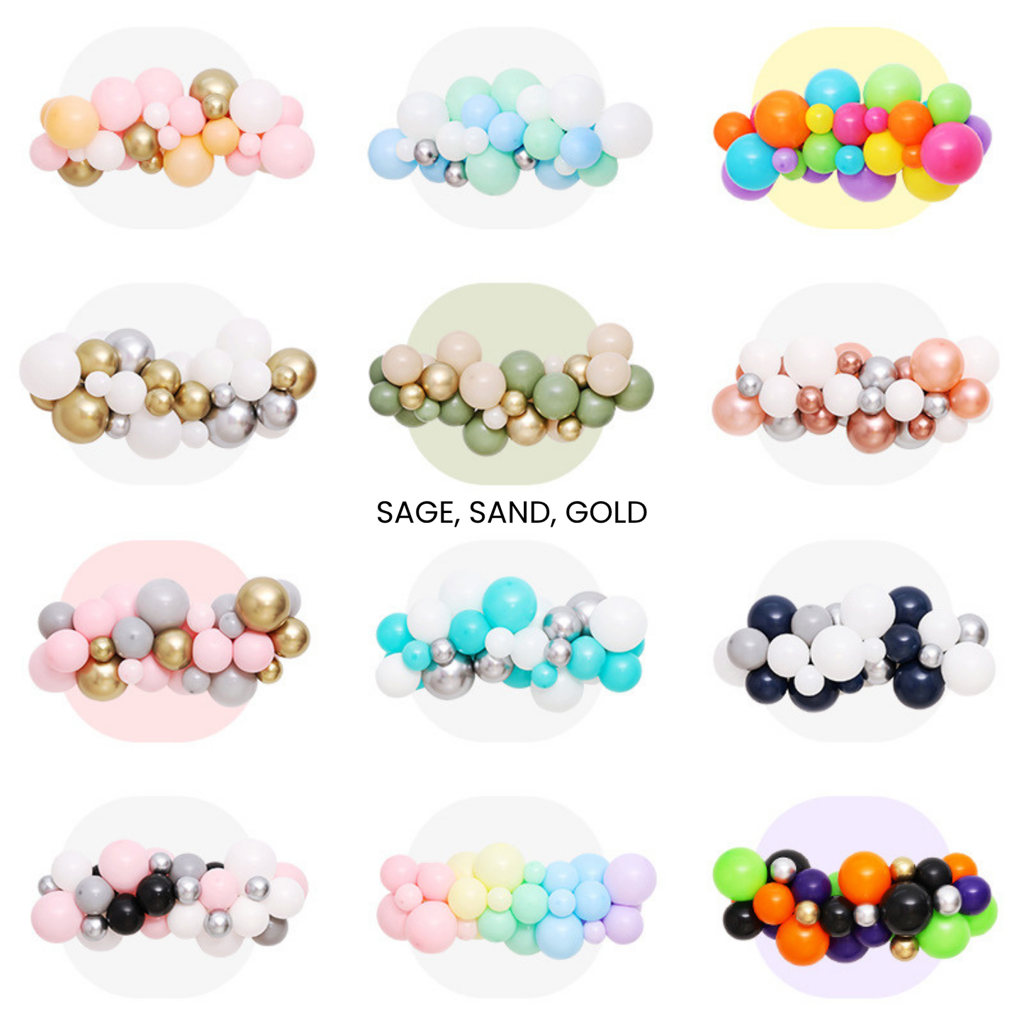 4 foot length Balloon garland birthdays celebration decoration