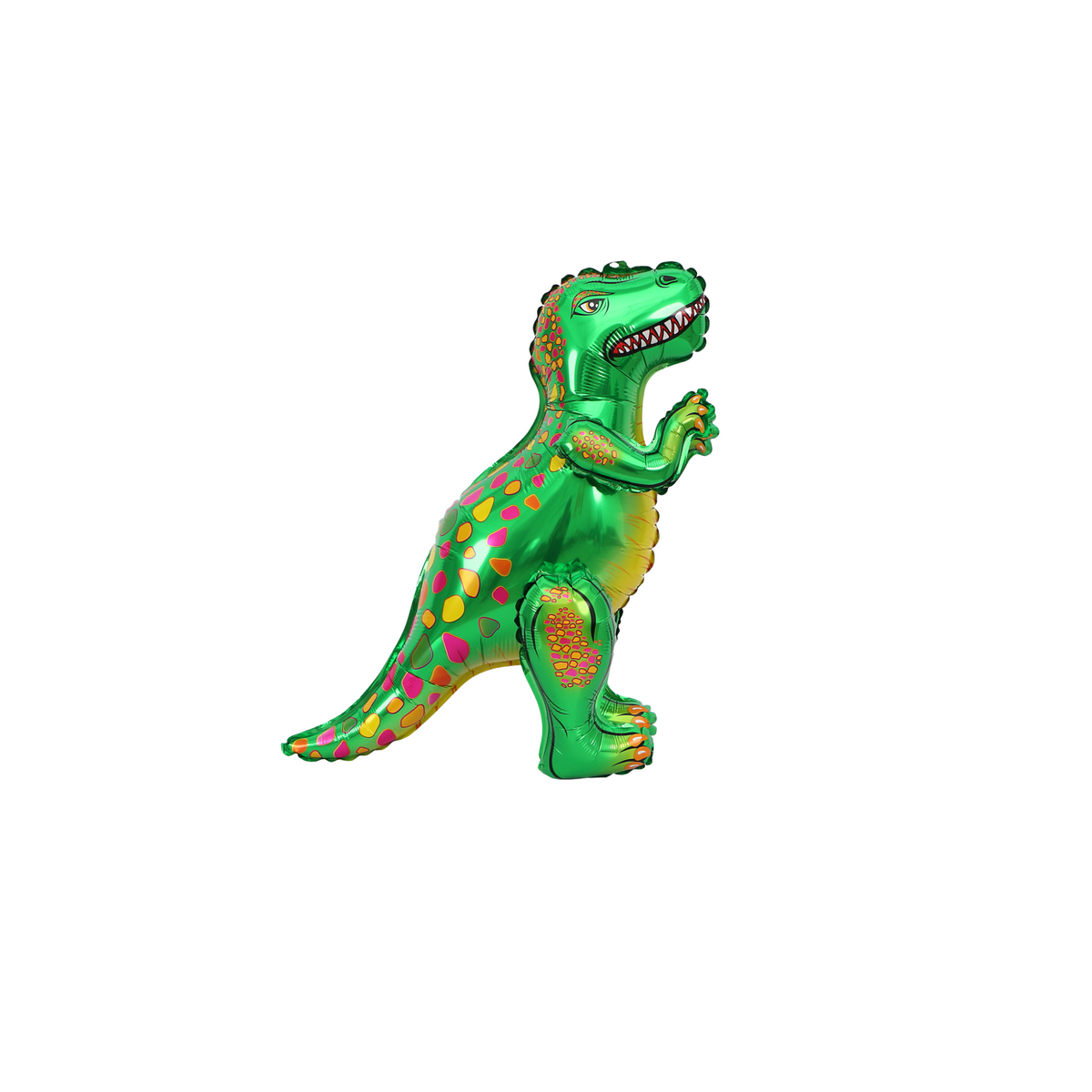 5-pack Green and blue dinosaur foil balloons product photo 3