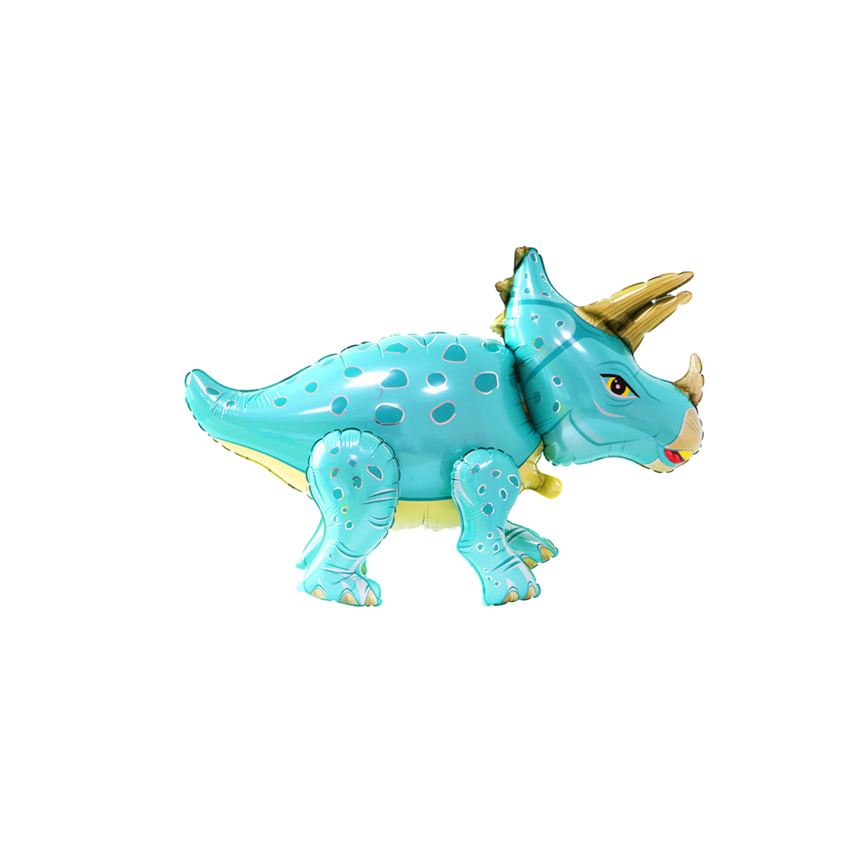 5-pack Green and blue dinosaur foil balloons product photo 5