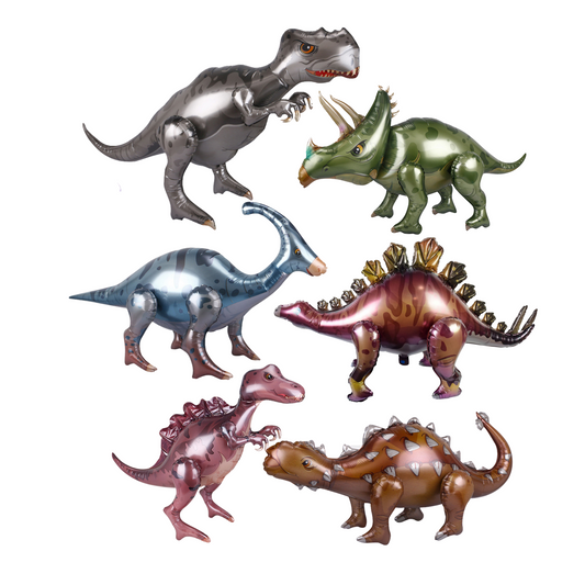 Large dinosaur foil balloons product photo