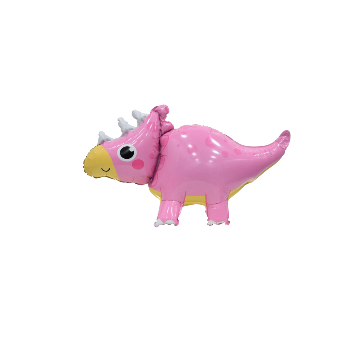 5-pack Pink and yellow dinosaur foil balloons product photo 2