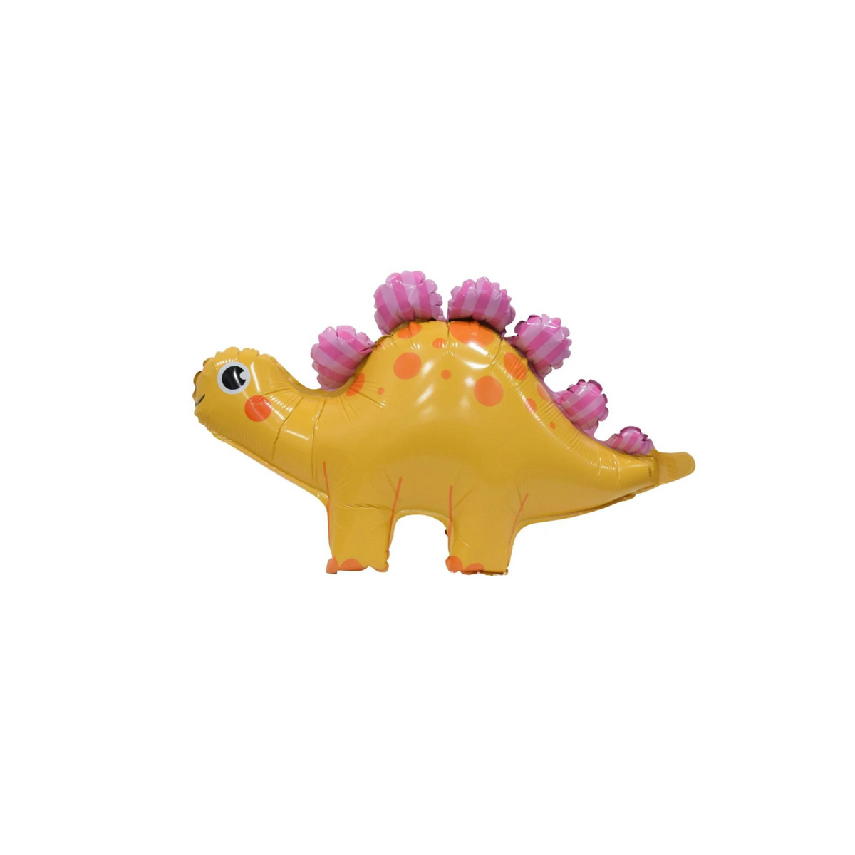 5-pack Pink and yellow dinosaur foil balloons product photo 3
